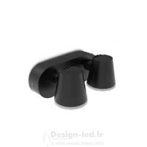 https://design-led.fr/ Applique Murale CAMELIA Double Orientable LED Noir 20W 3000K IP54 150,00 € 150,00 € 100936