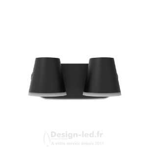 https://design-led.fr/ Applique Murale CAMELIA Double Orientable LED Noir 20W 3000K IP54 150,00 € 150,00 € 100936