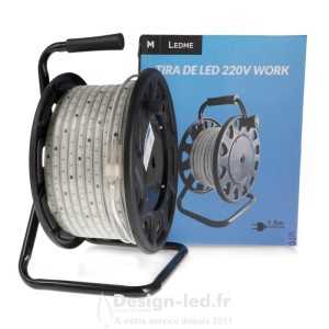 https://design-led.fr/ Ruban de Led 220V sur enrouleur Smd Work 6000k 12W/m 1400lm/m Ip65 - 50 Mètres 274,80 € 274,80 € ...