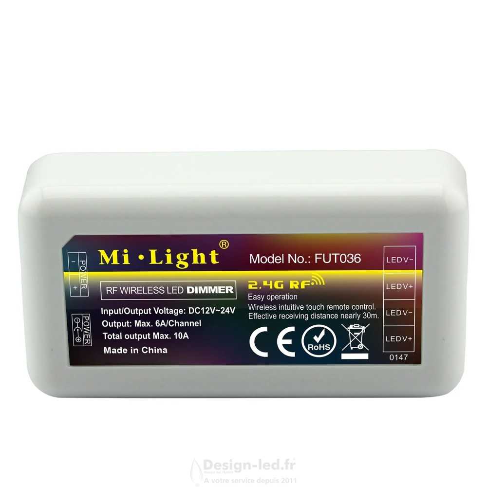 https://design-led.fr/ Contrôleur de bande à LED 2.4 GHz mono-couleur 13,30 € 13,30 € FUT036
