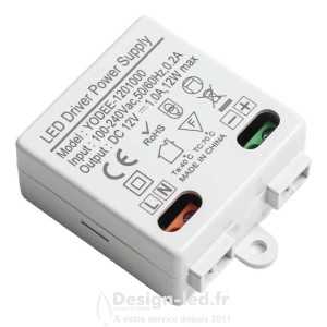 https://design-led.fr/ Alimentation LED 12W 12VDC 1.0A 12,20 € 12,20 € A2628