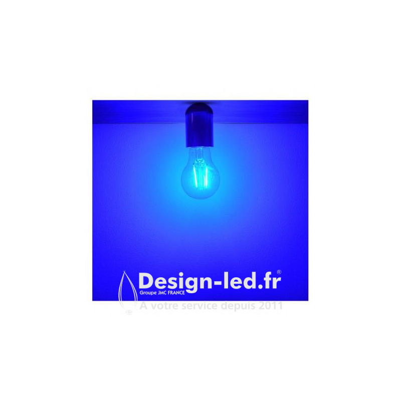 Ampoule E27 led filament 2w bleue, vision el 71383 promo