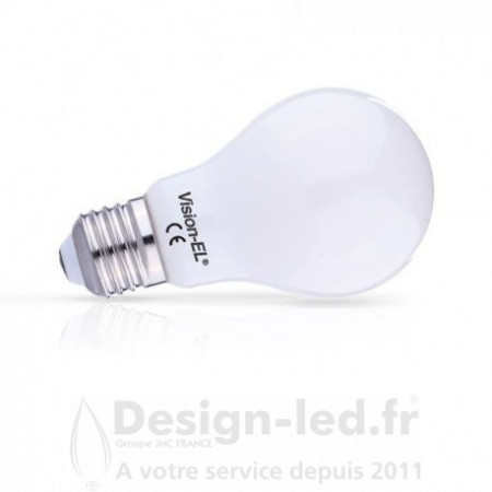 Ampoule LED E27 Bulb Filament 6W 4000K Dépoli, miidex 71395 promo 4,70 € -50%