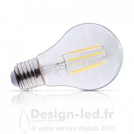 Ampoule LED E27 6W Bulb Miidex Lighting® blanc-froid-6000k - non-dimmable