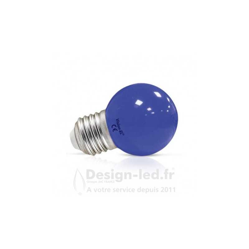 https://design-led.fr/ Ampoule LED E27 Bulb G45 1W Bleu 2,80 € 2,80 € 7619