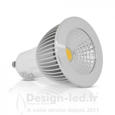 Ampoule LED GU10 Spot 6W 3000K Dimmable Aluminium, miidex 78607 Miidex Lighting 8,90 € Ampoule LED GU10