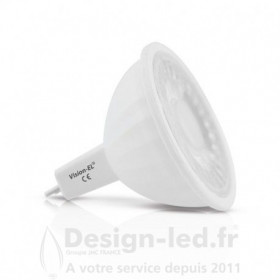 Ampoule LED GU5.3 / MR16 12V 8W SMD 80° - Blanc Froid 6000K
