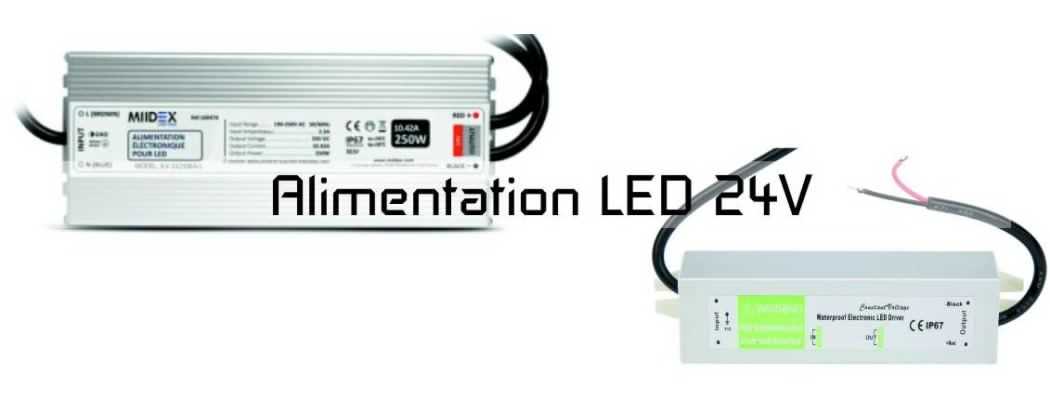 Alimentation LED 80W 24V DC 3.4A IP67 slim, dla A2025 Alimentation