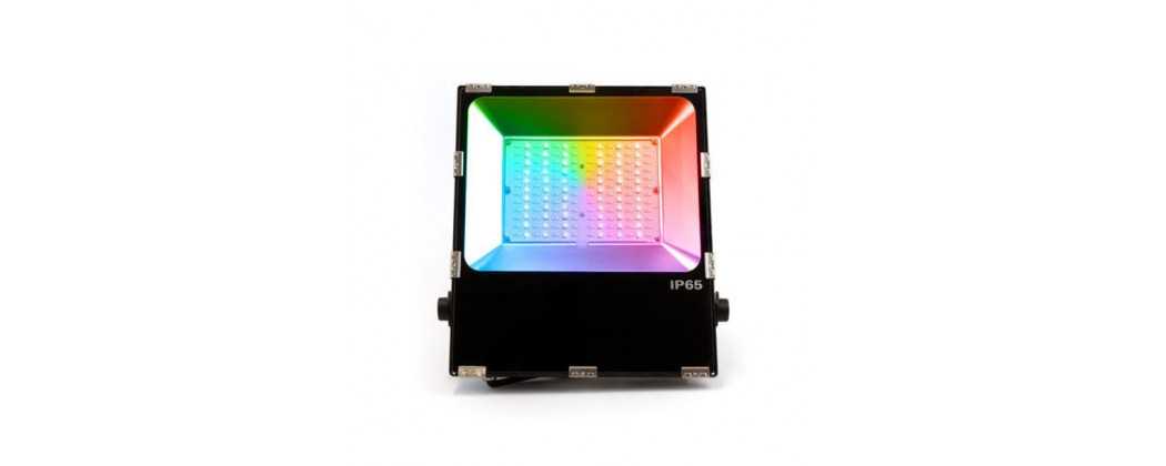 Projecteur LED connecté étanche RGB+CCT 200W 220V Mi-Light (MiBOXER)